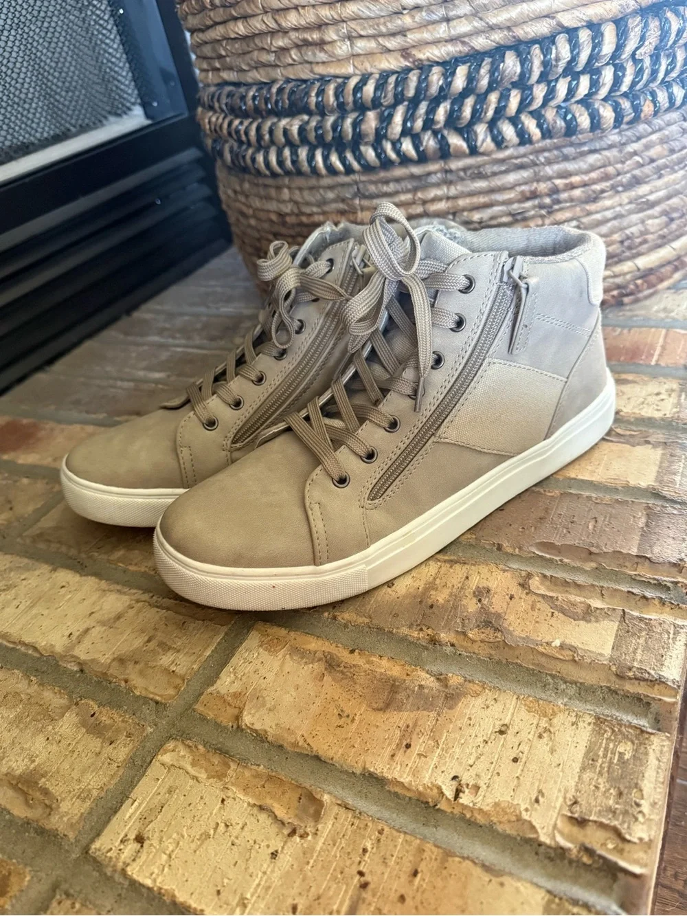 Maurices Women's High-Top Sneakers in Tan